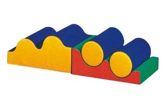 XWSP1004Wavy Soft Gym Crawlers With Bolster (4/Set) - Sensory Crawler And Bolster - Soft Gym Sensory Integration Johor Bahru JB Malaysia Supplier & Supply | I Education Solution