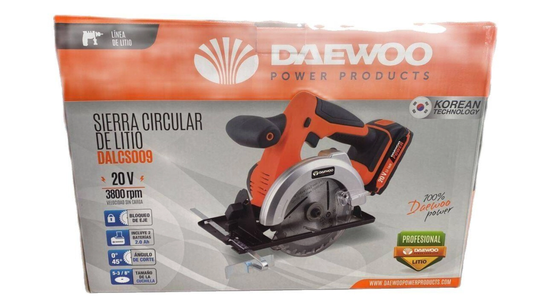 DAEWOO 20V CORDLESS CIRCULAR SAW - DALCS009