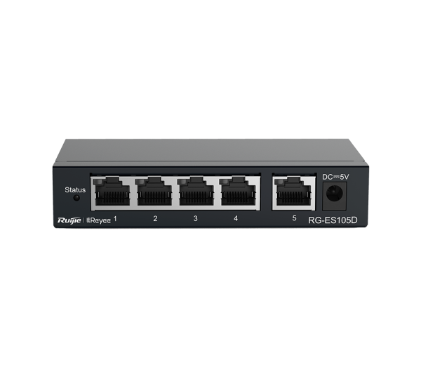 RG-ES105D.RUIJIE 5-Port 10/100Mbps Unmanaged Metal Switch RUIJIE Network/ICT System Johor Bahru JB Malaysia Supplier, Supply, Install | ASIP ENGINEERING