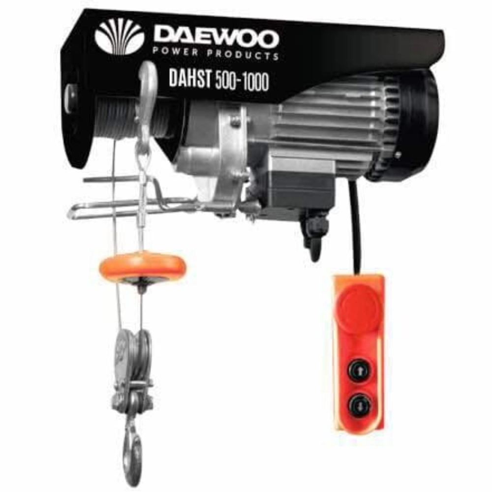 DAEWOO ELECTRICAL HOIST (1600W)- 500KGS X 12M (1000KGS X 6M)