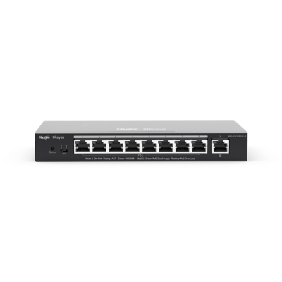 RG-ES209GC-P.RUIJIE 9-Port Gigabit Smart Cloud Mananged PoE Switch