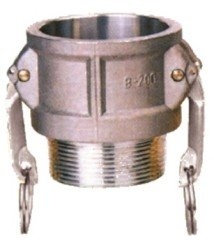 S/Steel316 Camlock Couplings (BSPT/NPT) - Female Coupler x Male Thread (B)