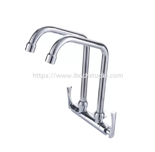 FELICE FLE 721 SINGLE LEVER WALL MOUNTED KITCHEN TAP (DOUBLE)