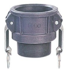 PP Camlock Couplings (BSPT) - Female Coupler x Male Thread (B)