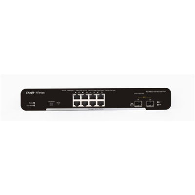 RG-NBS3100-8GT2SFP-P.RUIJIE 10-Port Gigabit Layer 2 Cloud Managed PoE Switch