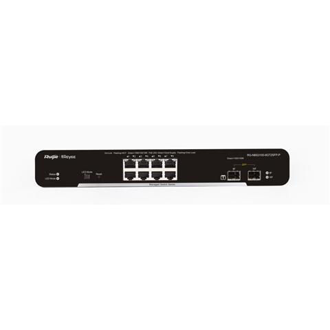 RG-NBS3100-8GT2SFP-P.RUIJIE 10-Port Gigabit Layer 2 Cloud Managed PoE Switch RUIJIE Network/ICT System Johor Bahru JB Malaysia Supplier, Supply, Install | ASIP ENGINEERING