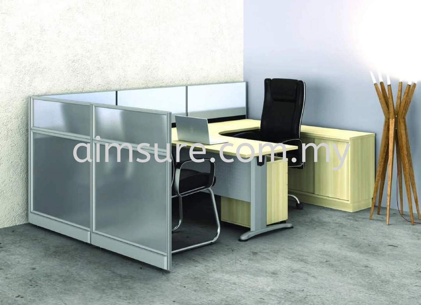 Manager workstation furniture L shape