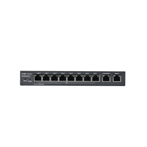 RG-EG210G-P.RUIJIE 10 Ports Cloud Managed PoE Router ROUTER RUIJIE NETWORK SYSTEM Johor Bahru (JB), Malaysia, Selangor, Kuala Lumpur (KL), Perak, Skudai, Subang Jaya, Ipoh Supplier, Suppliers, Supply, Supplies | AIASIA TECHNOLOGY DISTRIBUTION SDN BHD