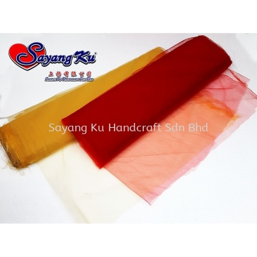 Plain Organza Wrapping & Decoration 1600 Cloth Fabric ( 60" Width ) / Meter