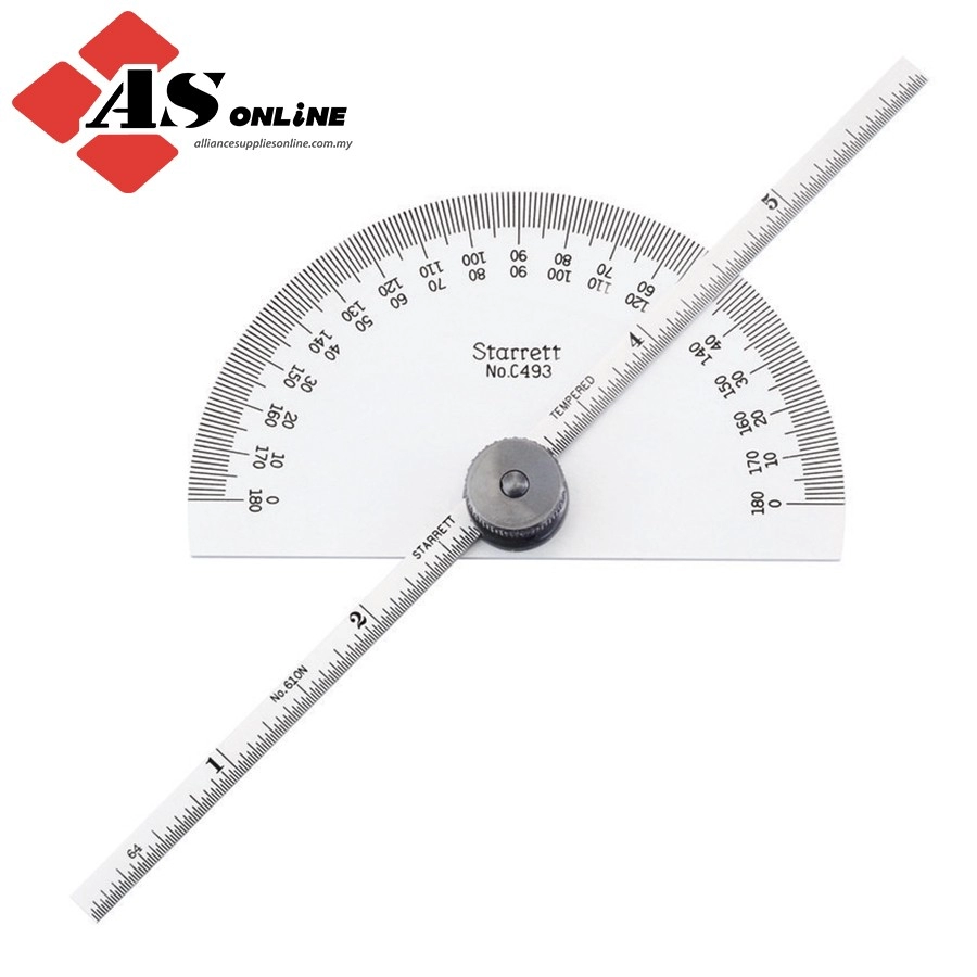 STARRETT Protractor / Depth Gage / Model: C493