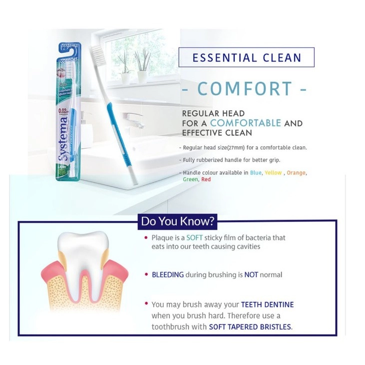 SYSTEMA TOOTHBRUSH SUPER VALUE PACK (2's / 3's)