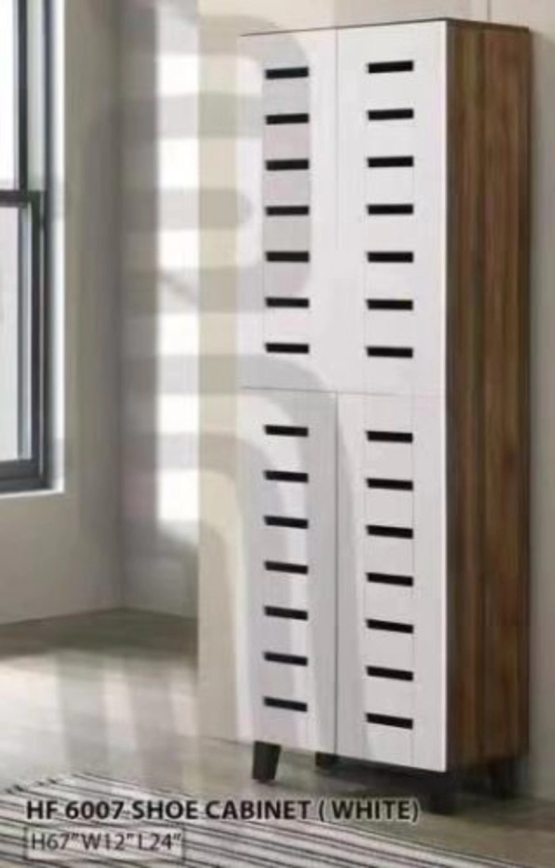 HF 6007 - 4 Doors Shoe Cabinet (White)