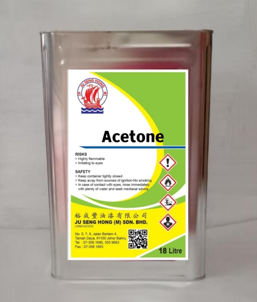 Solvent Acetone Chemical Solvent Johor Bahru Supply Supplier | Ju Seng Hong (M) Sdn Bhd