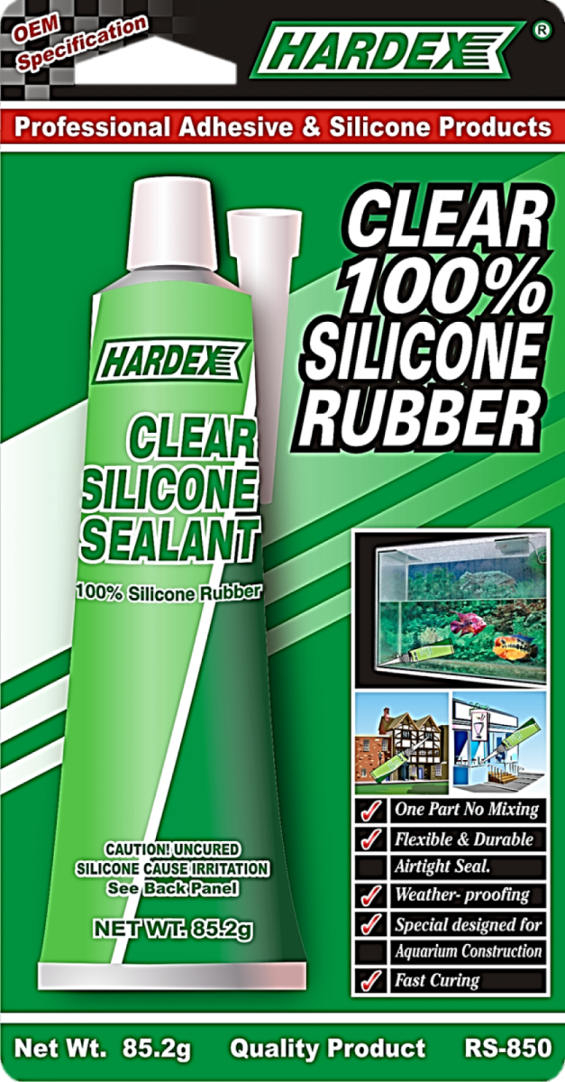Clear 100% SILICONE RUBBER RS-850 HOUSEHOLD ADHESIVE HOUSEHOLD PRODUCTS  Pahang, Malaysia, Kuantan Manufacturer, Supplier