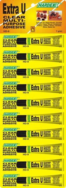 EXTRA U CLEAR MULTI-PURPOSE ADHESIVE HD-9 HOUSEHOLD ADHESIVE HOUSEHOLD PRODUCTS Pahang, Malaysia, Kuantan Manufacturer, Supplier, Distributor, Supply | Hardex Corporation Sdn Bhd
