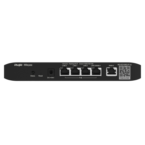 RG-EG105G-P V2.RUIJIE 5 Ports Cloud Managed PoE Router RUIJIE Network/ICT System Johor Bahru JB Malaysia Supplier, Supply, Install | ASIP ENGINEERING
