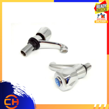 KK CHROME HANDLE PILLAR TAP - ABS