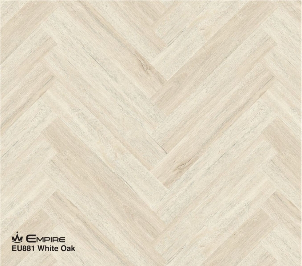 EU881 WHITE OAK EMPIRE HERRINGBONE SPC 5.0MM Kedah, Malaysia, Alor Setar Supplier, Suppliers, Supply, Supplies | COMFORT FLOOR (M) SDN. BHD.