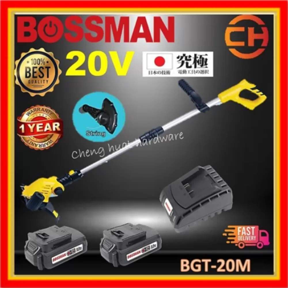 BOSSMAN BGT-20M / BTB-20M 20V CORDLESS GRASS TRIMMER