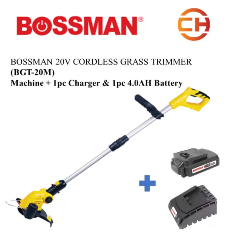 BOSSMAN BGT-20M / BTB-20M 20V CORDLESS GRASS TRIMMER