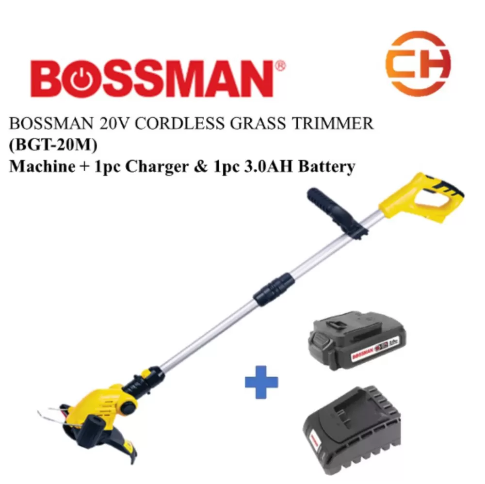 BOSSMAN BGT-20M / BTB-20M 20V CORDLESS GRASS TRIMMER