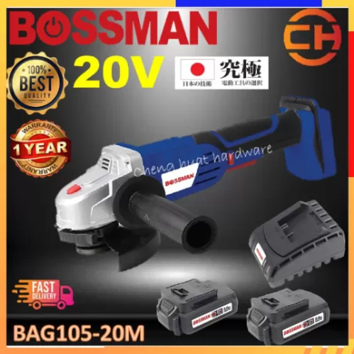 BOSSMAN BAG105-20M 20V CORDLESS ANGLE GRINDER