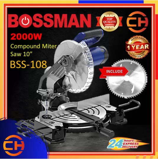 BOSSMAN BSS-108 2200W COMPOUND MITER SAW 10"