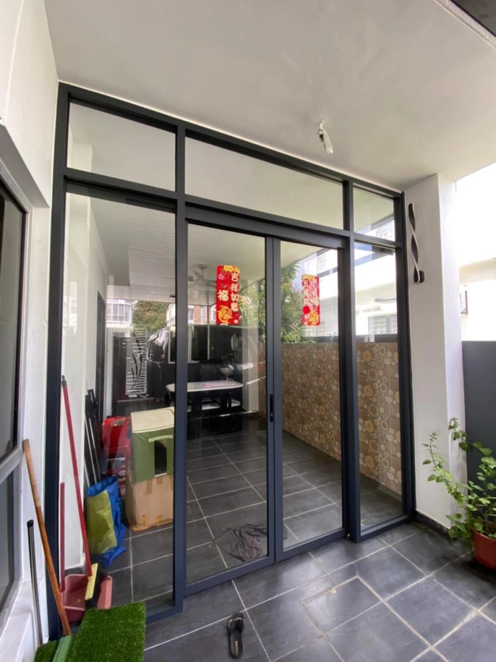 Shop Front Hanging Door with Fixed Panels (Setia Alam/Klang)