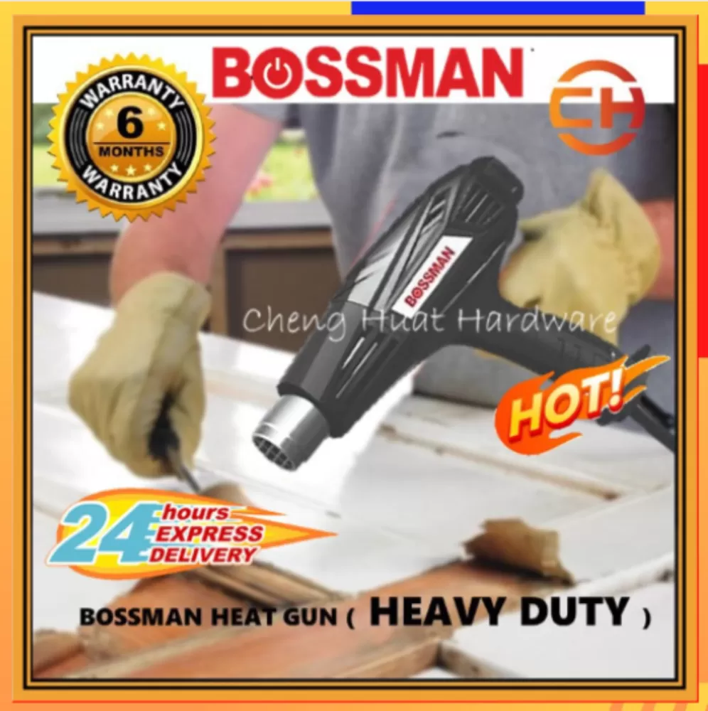 BOSSMAN 2000W HEAT GUN HEAVY DUTY HOT AIR GUN