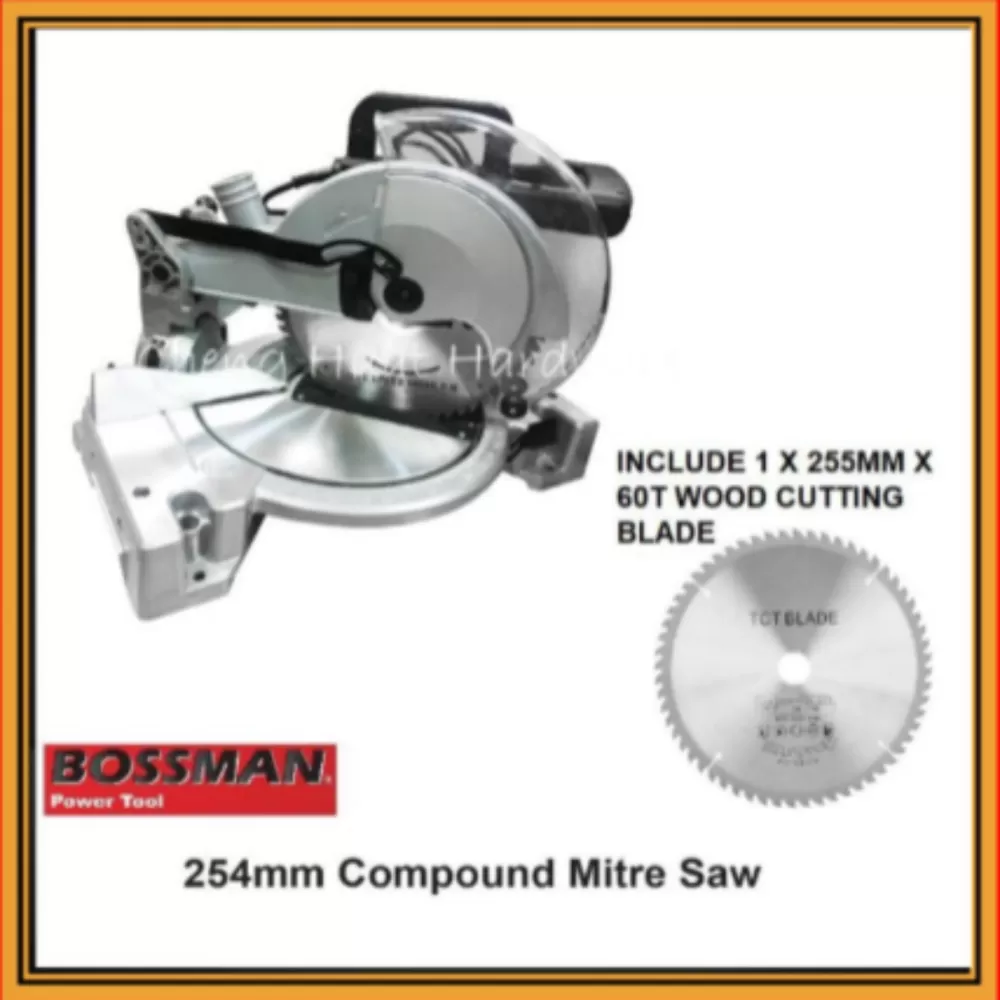 BOSSMAN B-721 254MM COMPOUND MITRE SAW