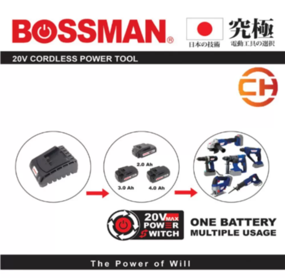 BOSSMAN BCB-2003M 20V CORDLESS GARDEN BLOWER