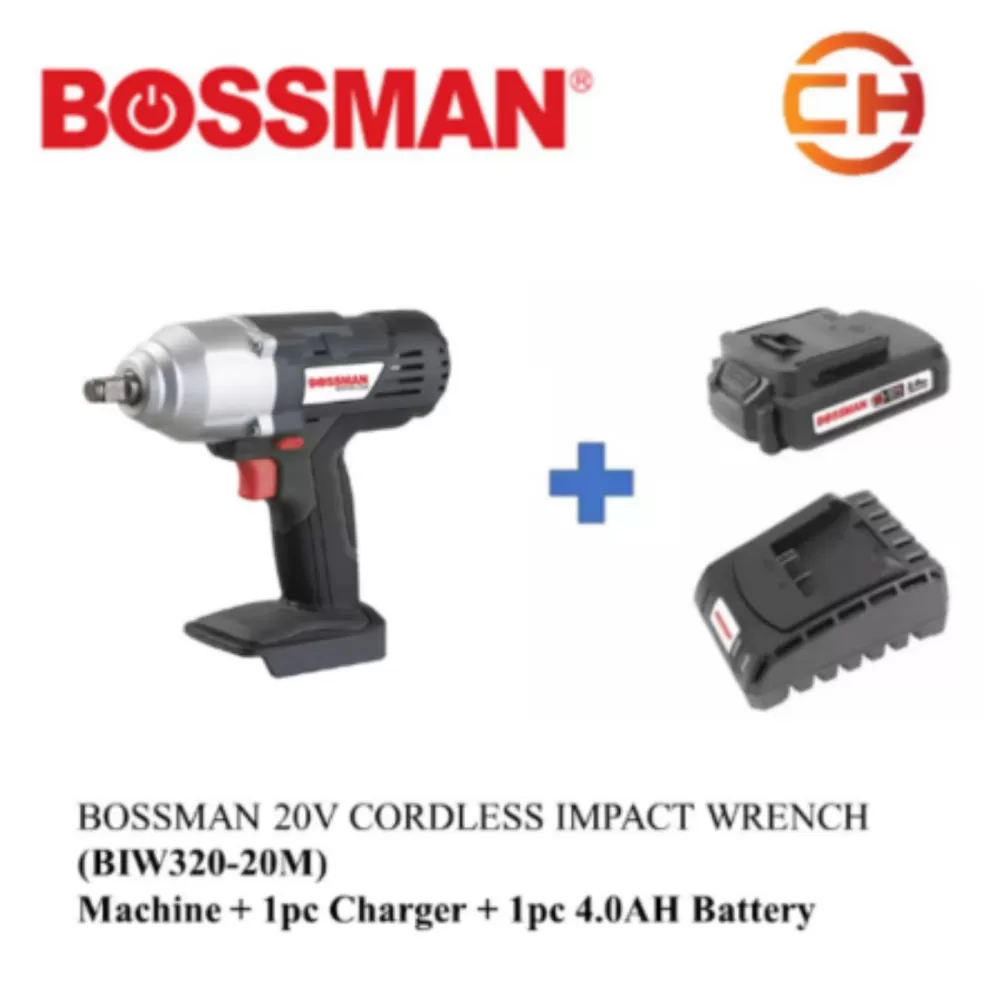 BOSSMAN BIW320-20M 20V CORDLESS IMPACT WRENCH