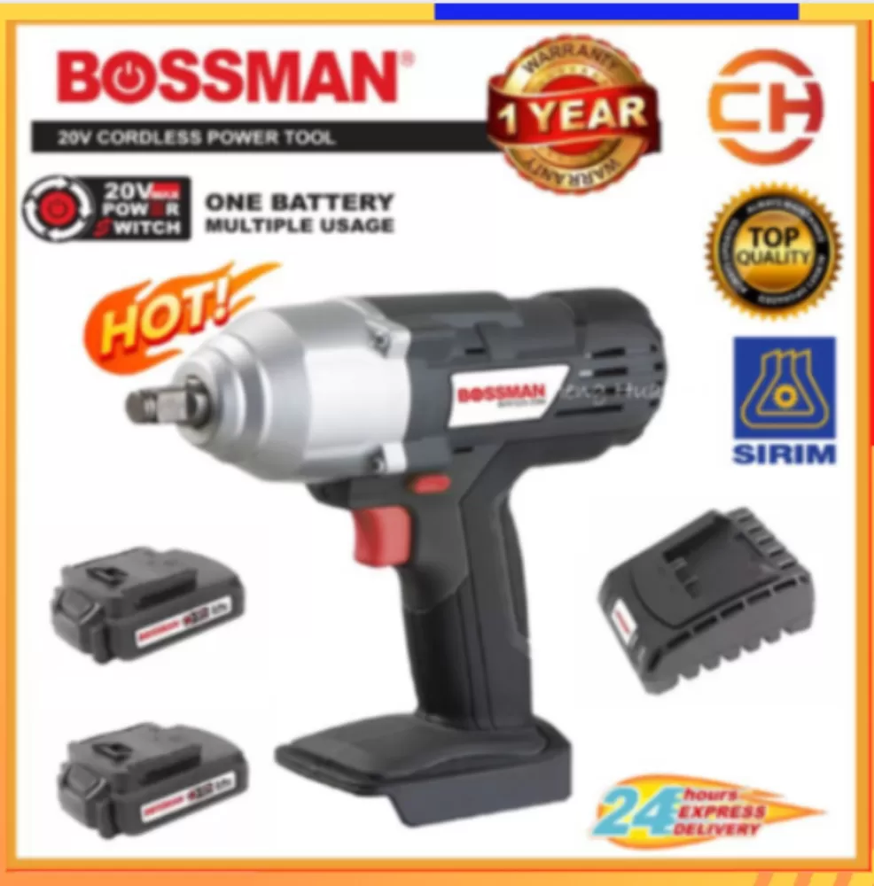 BOSSMAN BIW320-20M 20V CORDLESS IMPACT WRENCH