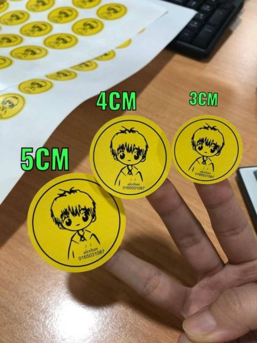 Mirrorcode Sticker (5cm)     Free Design