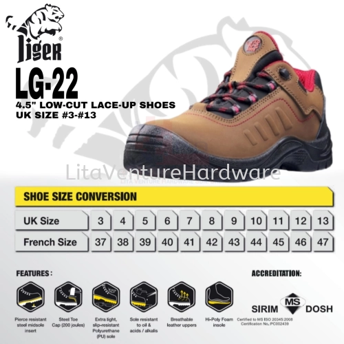 LIGER SAFETY SHOES LG22