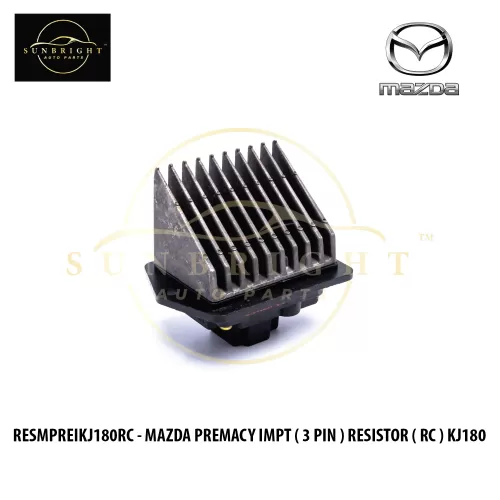 RESMPREIKJ180RC - MAZDA PREMACY IMPT ( 3 PIN ) RESISTOR ( RC ) KJ180