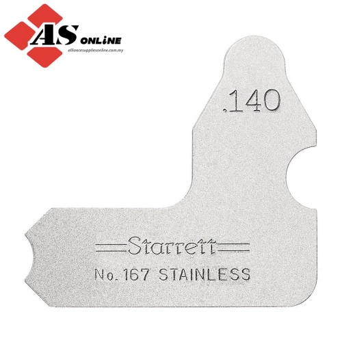 STARRETT Individual Radius Gage / Model: 167-140