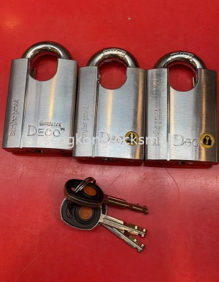 Deco 50mm pad lock keyed alike sysyem