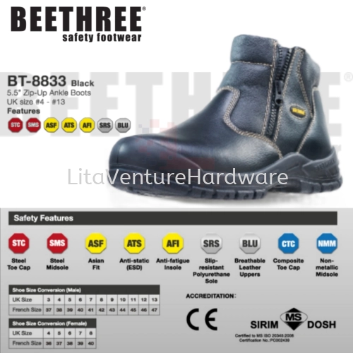 BEETHREE SAFETY SHOES BT8833