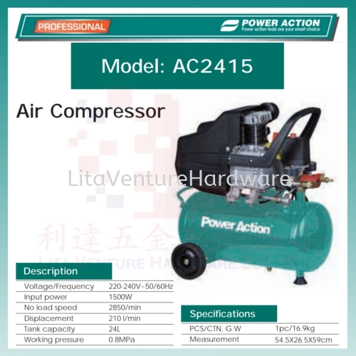 POWER ACTION AIR COMPRESSOR AC2415