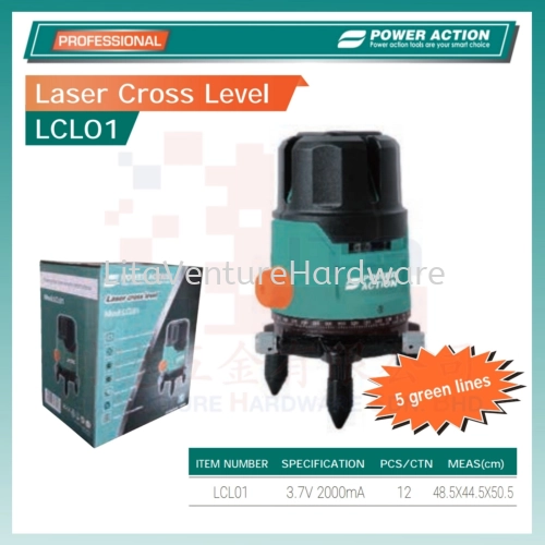 POWER ACTION LASER CROSS LEVEL LCL01