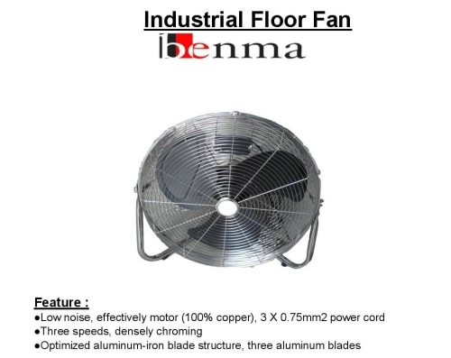 BENMA 20" (180W) / 18" (126W) INDUSTRIAL FLOOR FAN 