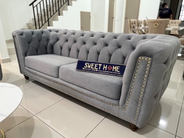 ChesterField Sofa Set with Coffee Table & Wing Chair Coffee Table Eco Meadow Simpang Ampat