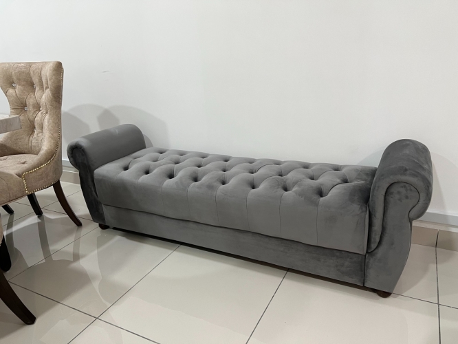 ChesterField Sofa Set with Coffee Table & Wing Chair Coffee Table Eco Meadow Simpang Ampat
