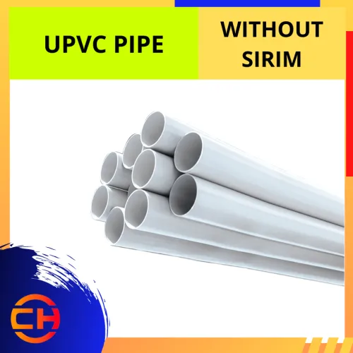 UPVC PIPE WITHOUT SIRIM [8"  x 5.8M]