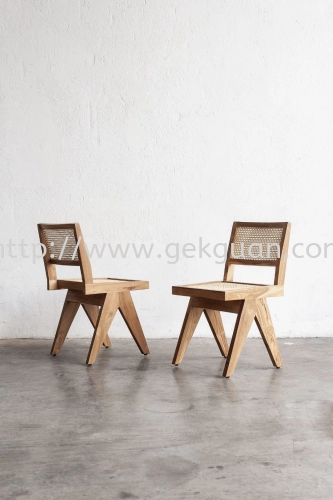 021 - WOODEN SILLAS CHANDIGARH DINING CHAIR WITHOUT ARM 