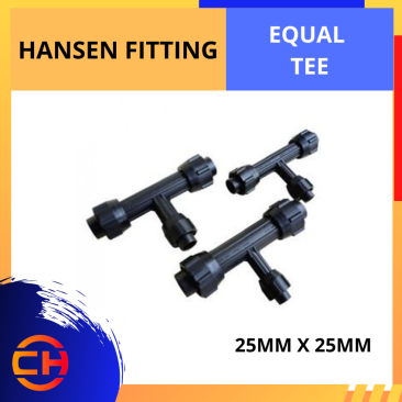 HANSEN FITTING EQUAL TEE 25MM