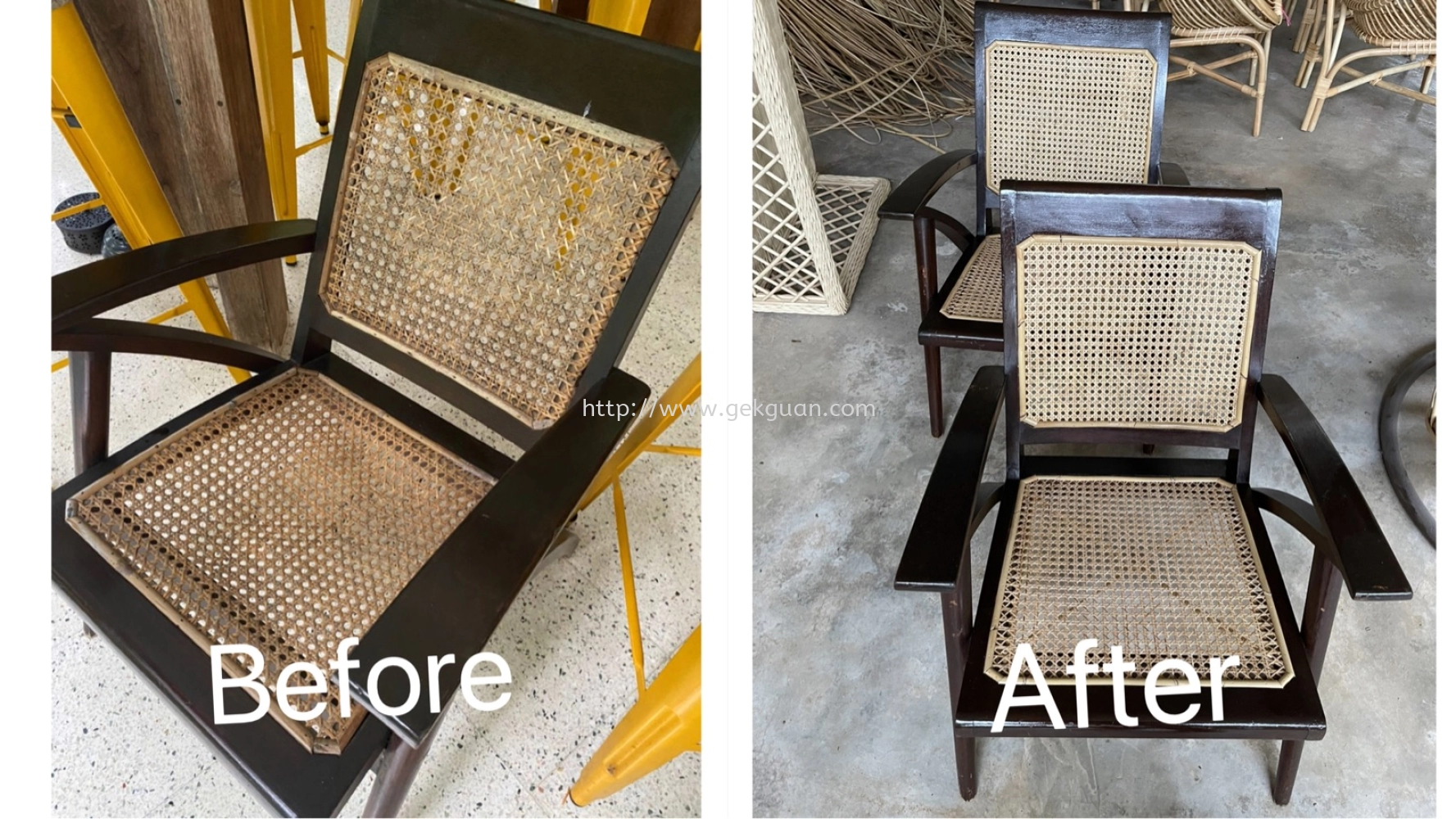 Repair Rattan chairs 