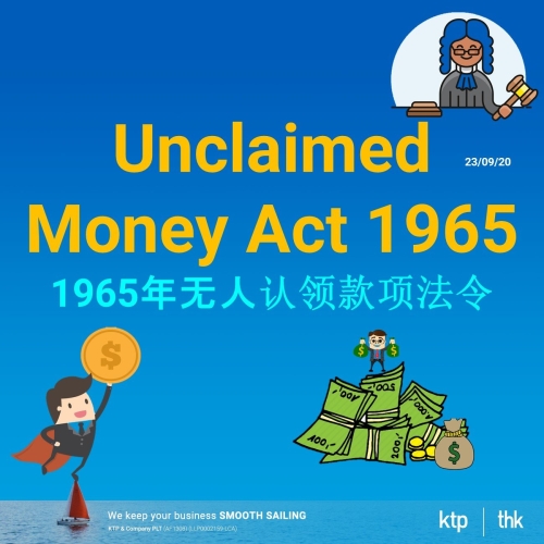 What is Unclaimed Money Act in Malaysia