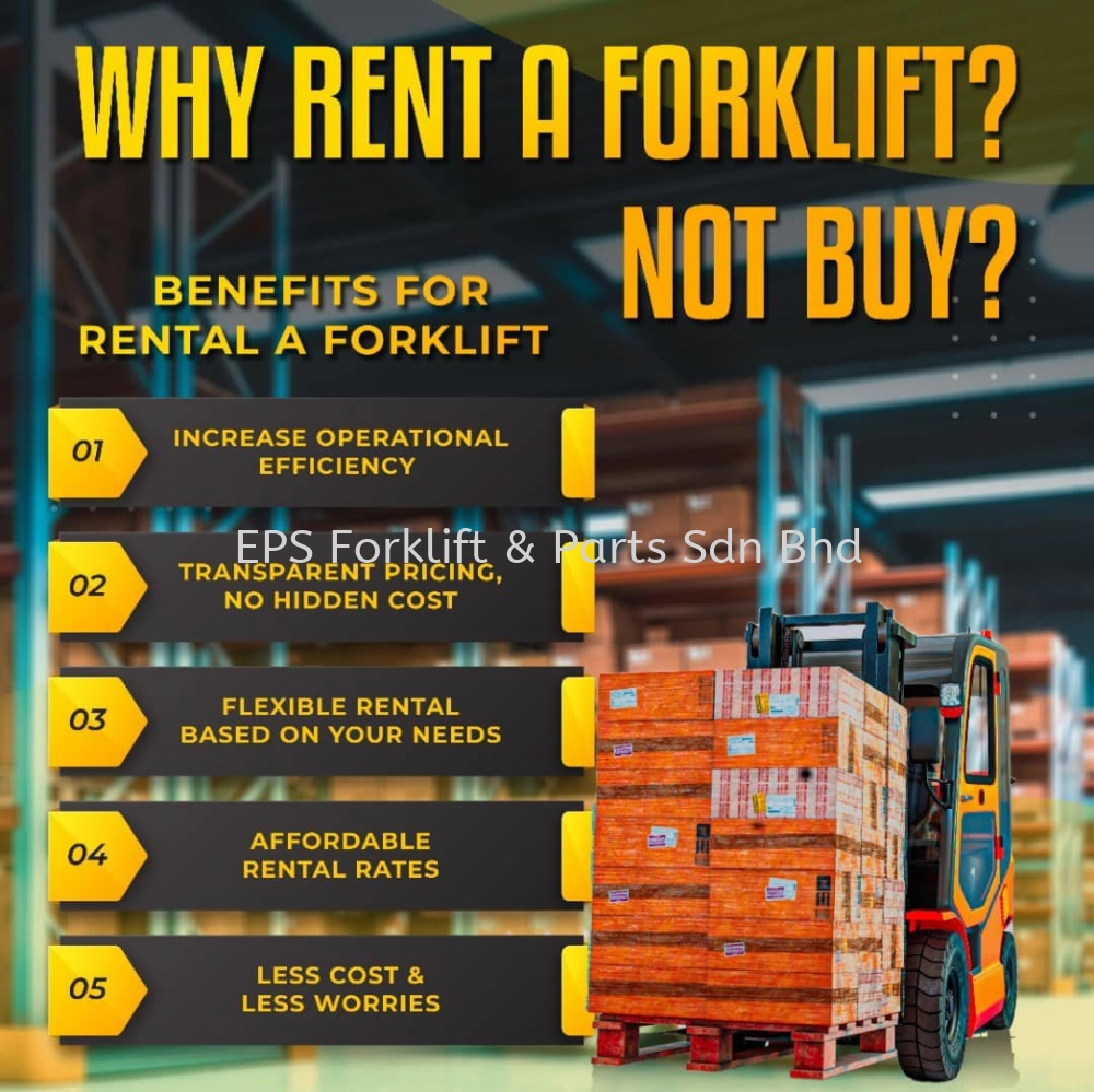 Benefits for rental a forklift & reach truck